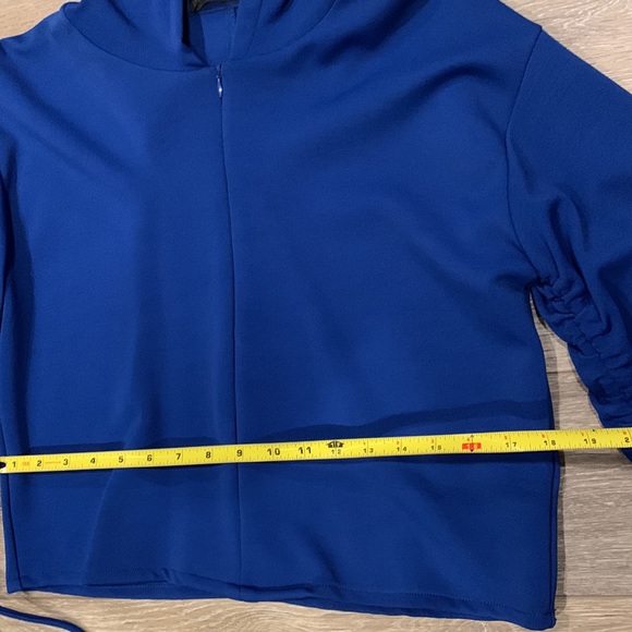 500 Maison Cinqcent Blue Ruched - Picture 9 of 15